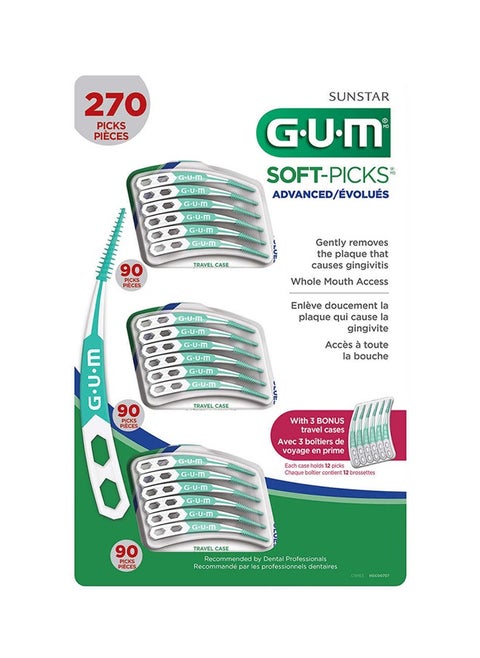 Gum Soft-Picks Advanced Dental Picks (Pack of 270)