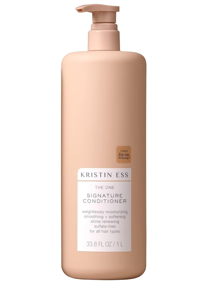 Kristin Ess Kristin Ess Hair The One Conditioner for Dry Damaged Hair - Moisturizes, Smooths, Detangles + Softens Hair - Sulfate Free, Color + Keratin Safe, 33.8 fl. oz. - Image 1