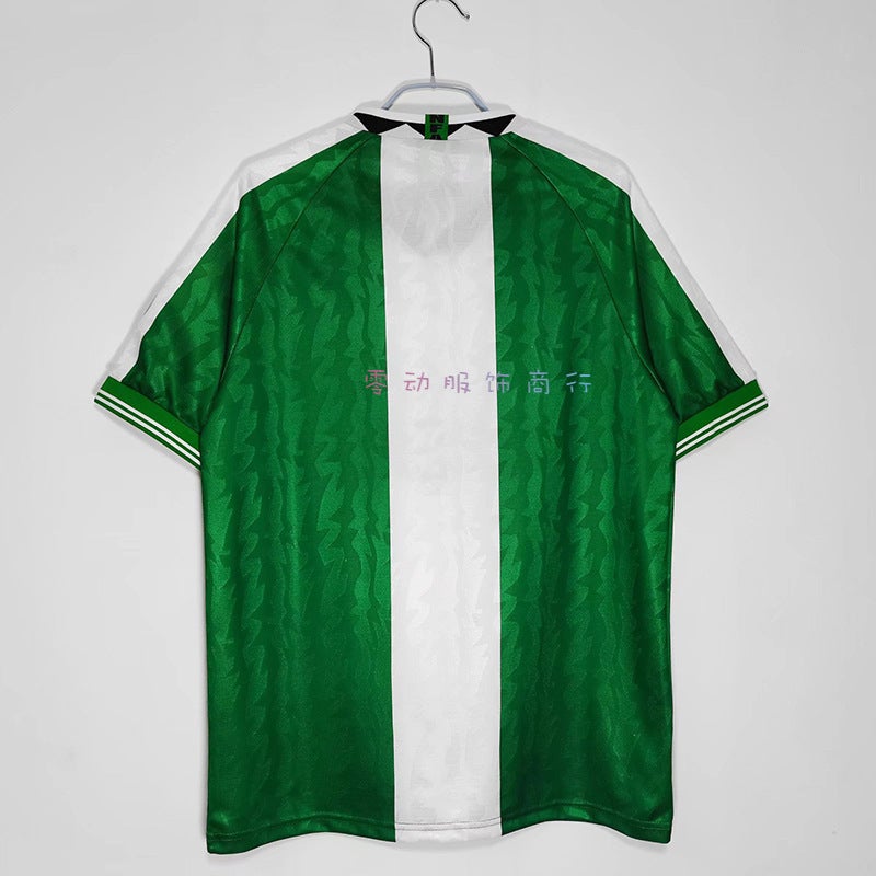 1996 Nigeria Home Away Retro Soccer Jersey No.10 Home court  - Image 5