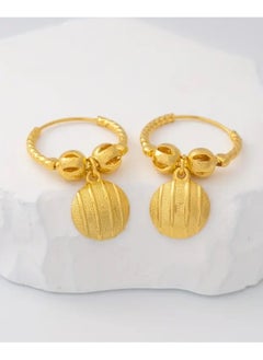 GOLDMAX Elegant 21k Gold Plated Earrings For Women  - Image 3