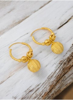 GOLDMAX Elegant 21k Gold Plated Earrings For Women  - Image 4