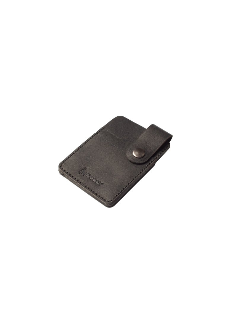 Decov Handmade Genuine Leather Wallet, 3 Pockets, 6 Card Slots, Cash Compartment - Image 2