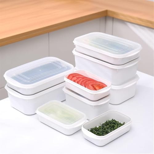 Turbid 4-350ml Refrigerator Food Storage Containers, PP5 Polypropylene Box, Stackable Commercial Quality Lunchbox with Covers, Durable, Reusable BPA-Free, Microwave, Freezer, Dishwasher Safe. - Image 4