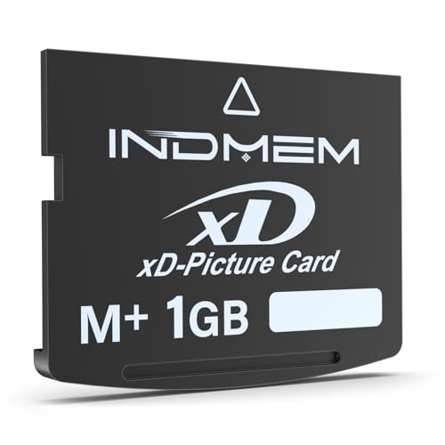 INDMEM xD-Picture Card 1GB(Type M+) 1GB XD Flash Memory Cards for Olympus Fuji Fujifilm Old Digital Camera, Support Panorama Function, Create 3D Image and Digital Painting - Image 1