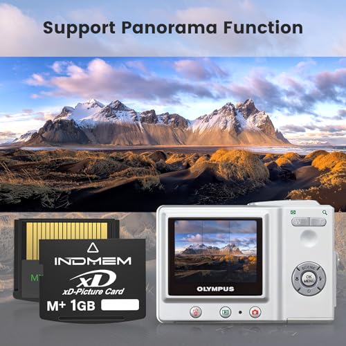 INDMEM xD-Picture Card 1GB(Type M+) 1GB XD Flash Memory Cards for Olympus Fuji Fujifilm Old Digital Camera, Support Panorama Function, Create 3D Image and Digital Painting - Image 4