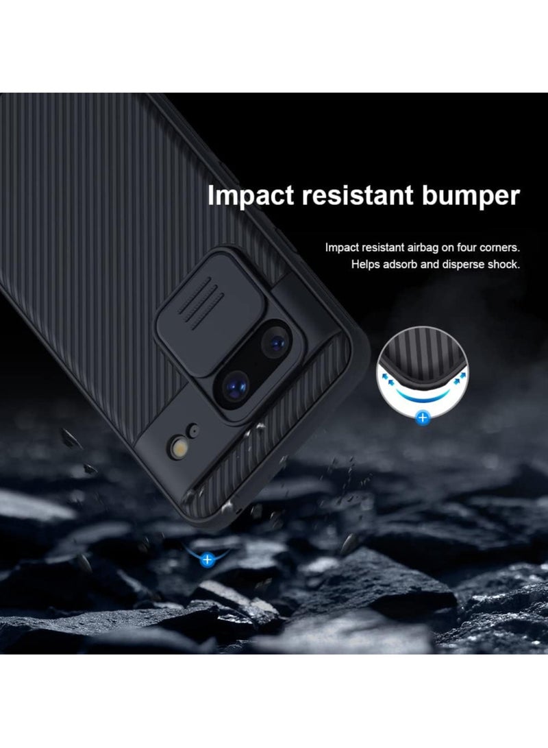 Nillkin CamShield Pro Google Pixel 8 Case Camera Protection Slide Camera Cover Slim Thin Slim Protective Case - Black - Image 5