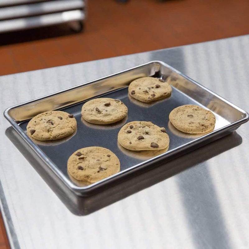 Luxuria Stainless Steel Tray Rectangle for Cake Sweet Pastry Muffins Camping Events Every Day Use Kitchenware in Various Sizes 33 x 22 - Image 3