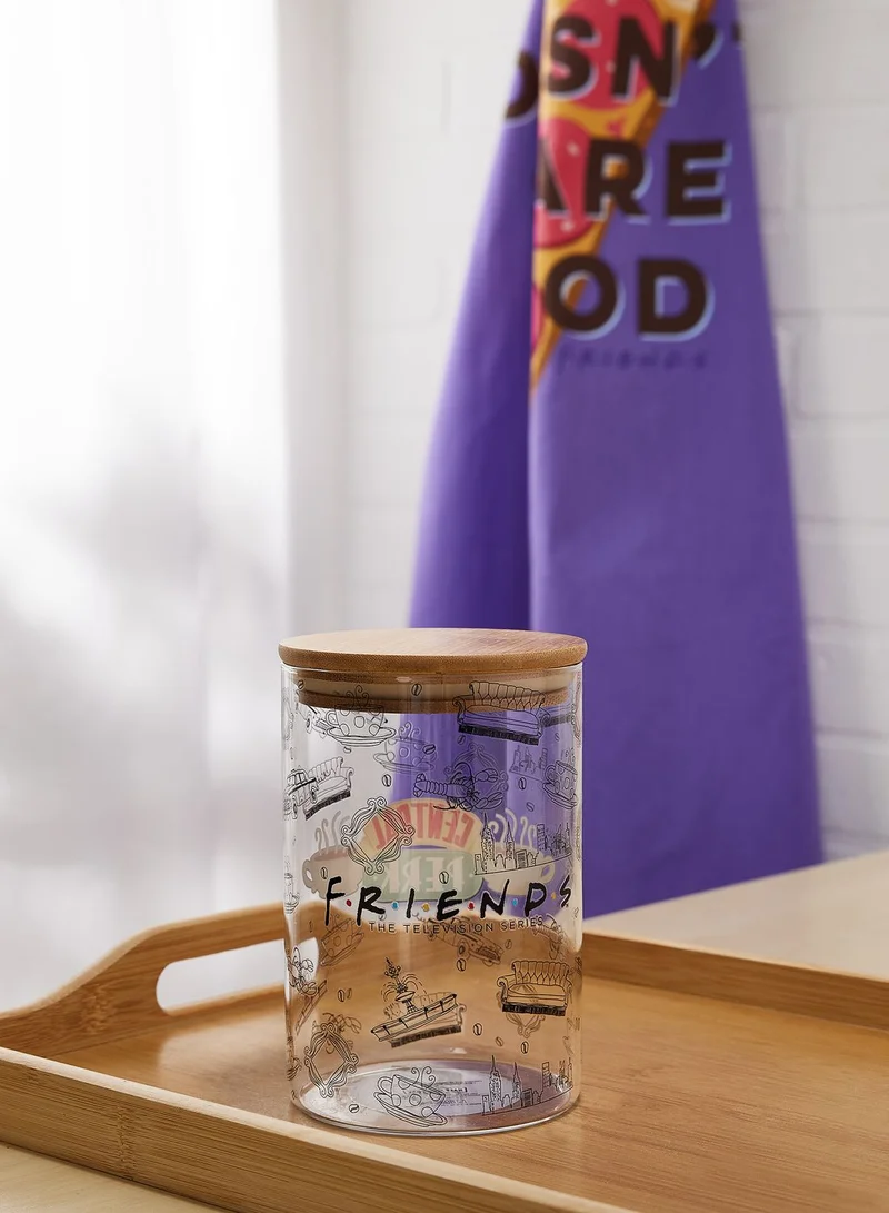 Half Moon Bay Friends Central Perk Storage Glass Jar 950Ml