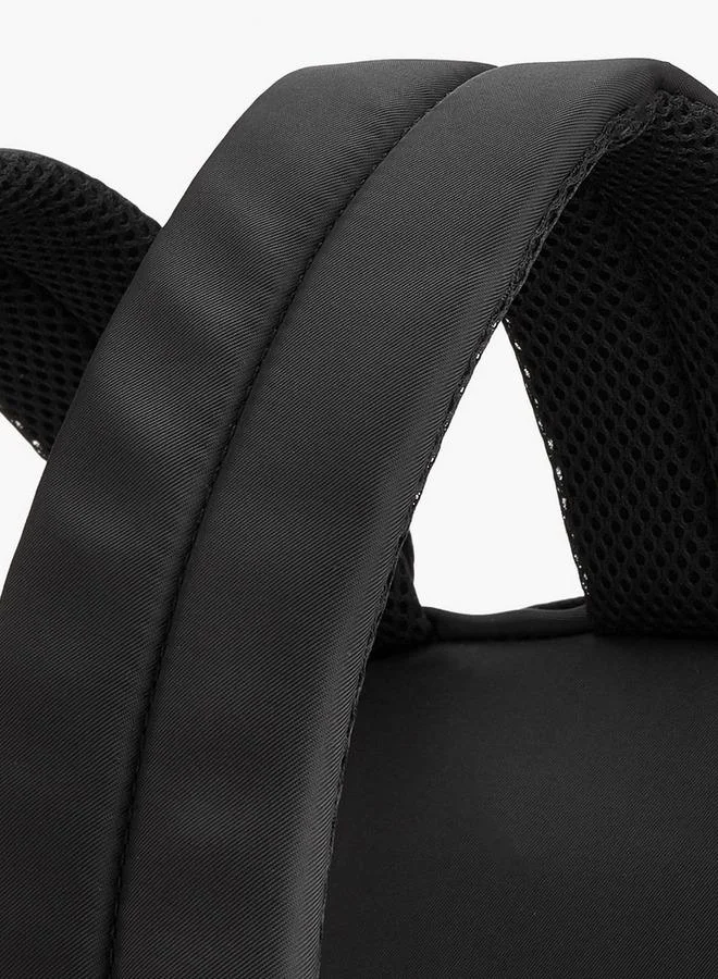 Missy BLACK Solid Backpack With Adjustable Shoulder Straps for Women | Best Price UAE