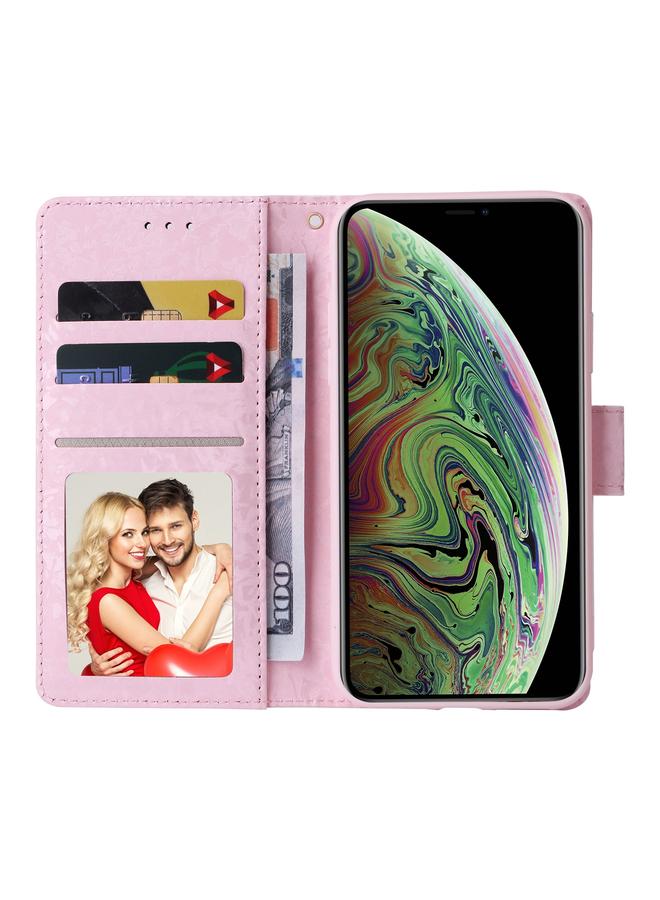 S-TOP Case For iPhone XS Max Bronzing Painting RFID Leather Case - Image 5