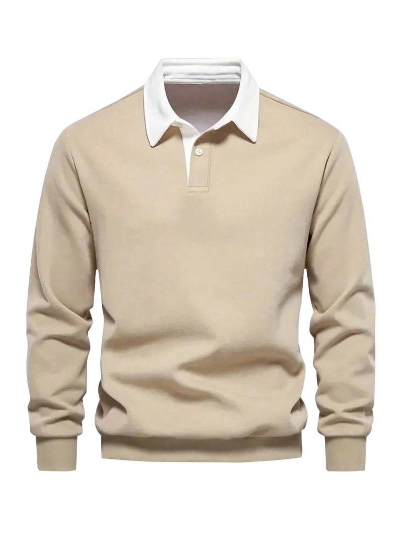 JVX Men Sweatshirts || Sweatshirts for Men || Unisex Hoodie ||Hoodie ||Available in Plus Size (SWEATSHIRT-11) (in, Alpha, M, Beige) - Image 5