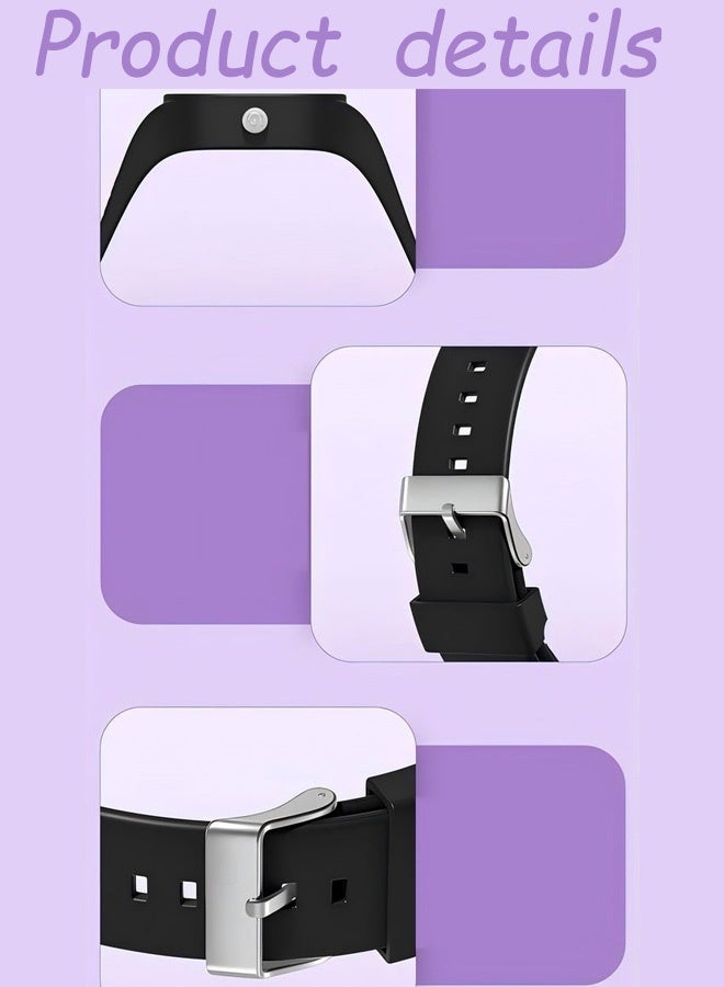 طقس مربعة سوداء كرتونية بنمط كورومي من سانريو ساعة للأطفال بشرائط صلبة من السيليكون الناعم مناسبة لجميع الأعمار هدايا ساعات للأطفال للاستخدام اليومي والاستخدام في المدرسة والملابس العادية والمناسبات - Image 5