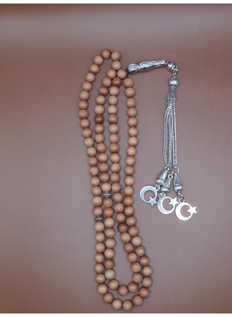 Kamins Collection Natural Sandalwood/Aromatic/Tasbih/99-Bead - Image 2