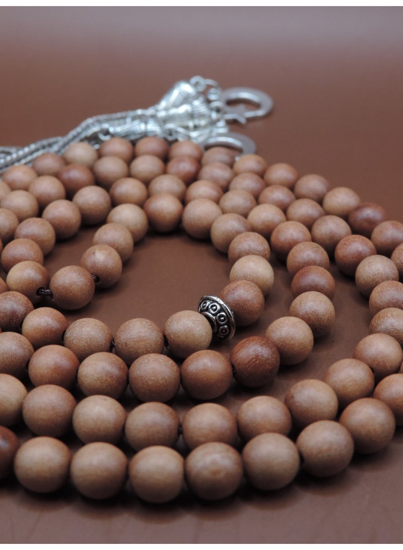 Kamins Collection Natural Sandalwood/Aromatic/Tasbih/99-Bead - Image 3