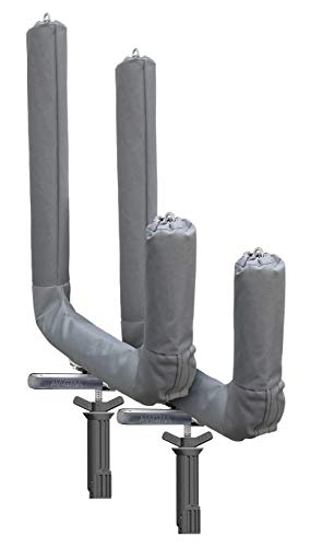 MAGMA KayakSUP Boat Rack R10625 304 Stainless Steel Storage for Kayaks Paddle Boards Fits Standard Rod holder Includes Padding TieDown Points QuickRelease Knob System - Image 1