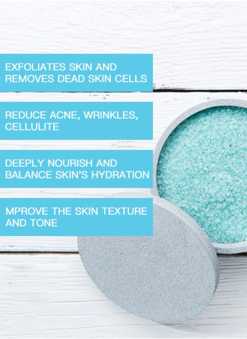 APPTI 100g Bath Salt Sea Breeze Gently Exfoliates Dead Skin Leaving Skin Smooth and Soft Reduce Acne Wrinkles and Cellulite Relaxation Bath Soaks Sea Breeze Bath Salt  - Image 3