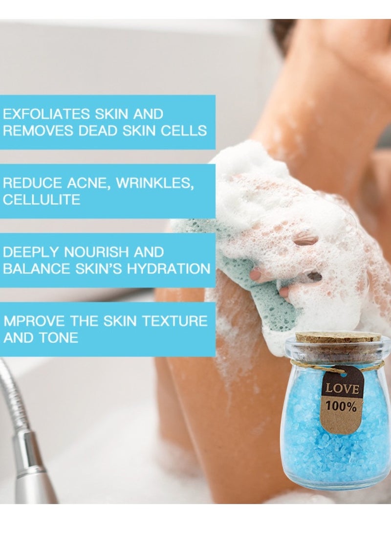 APPTI 100g Bath Salt Sea Breeze Gently Exfoliates Dead Skin Leaving Skin Smooth and Soft Reduce Acne Wrinkles and Cellulite Relaxation Bath Soaks Sea Breeze Bath Salt  - Image 5