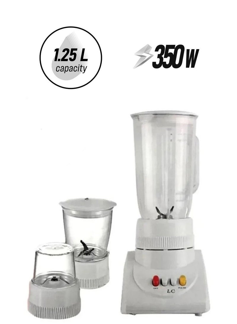 ال سي خلاط كهربائي 350 واط مع مطحنتين وفرامة - Image 2