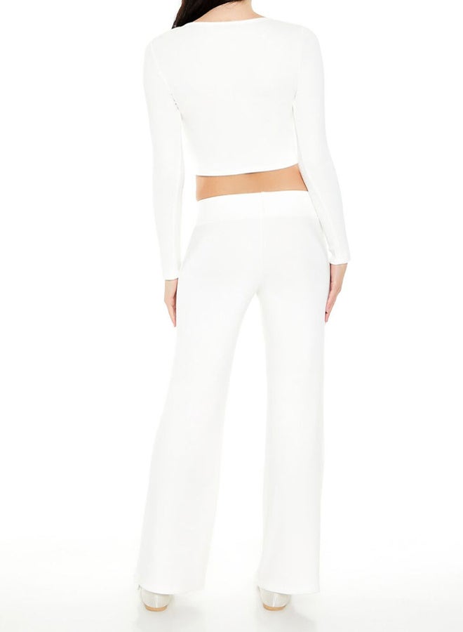 FOREVER 21 High-Rise Wide-Leg Pants - Image 4