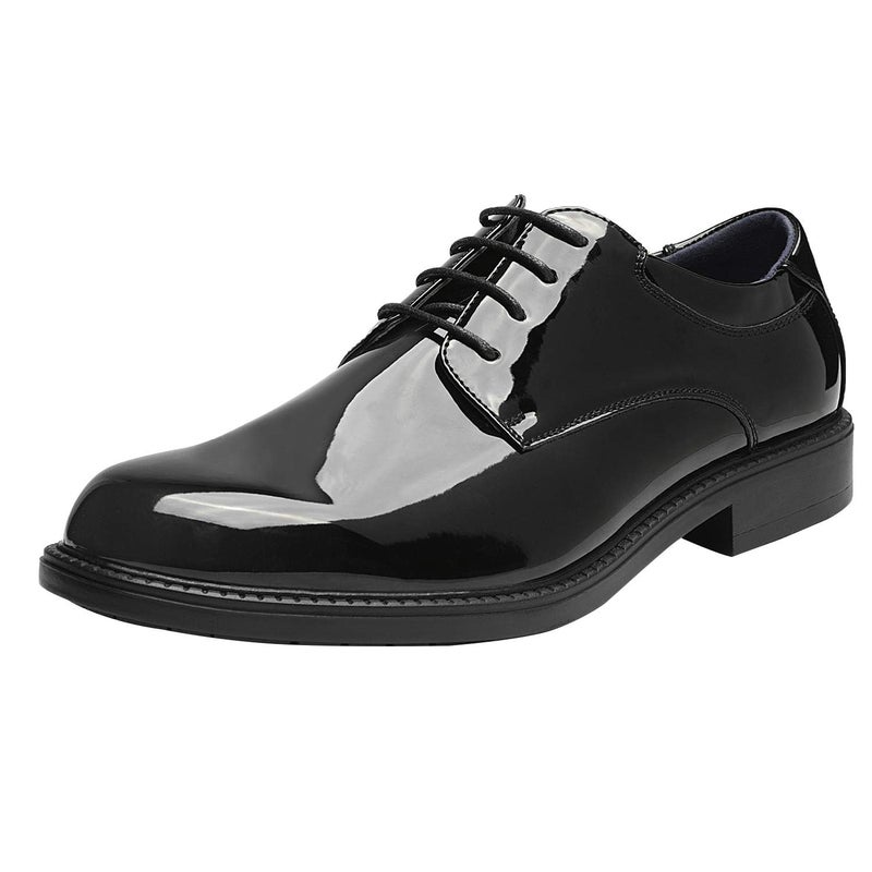 Bruno Marc Men's Dress Oxford Shoes Classic Lace Up Formal Shoes,Size 9,Black/Pat,DOWNING-02 - Image 1