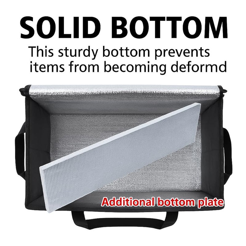 musbus Additional Bottom Plate XXXL Insulated Food Delivery Bag Cooler Bags heavy duty Catering Therma for doordash Keep Food Warm - Image 2