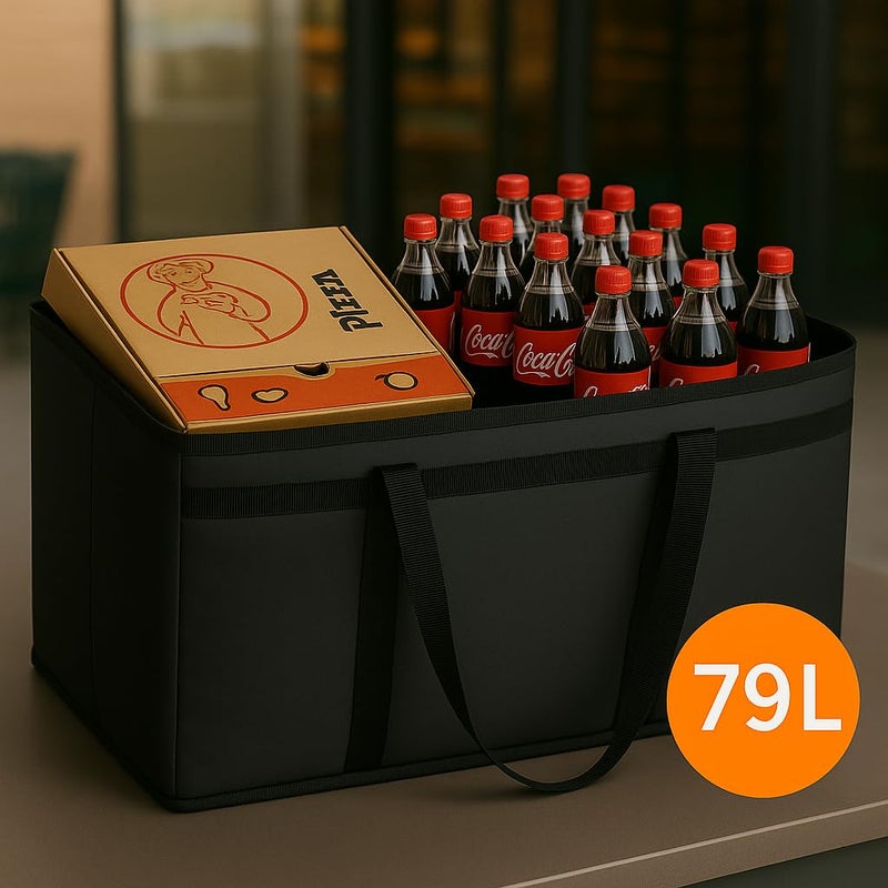 musbus Additional Bottom Plate XXXL Insulated Food Delivery Bag Cooler Bags heavy duty Catering Therma for doordash Keep Food Warm - Image 4