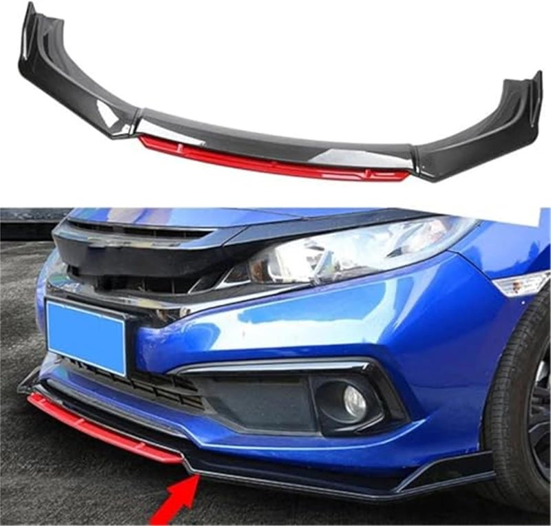 Wivplex 4PCS Car Front Spoilers Body Kit - Image 3