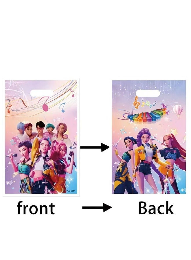 Party 20PCS themed pattern birthday party supplies cartoon candy bags tote bags children's gift bags - Image 4