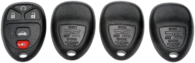 Dorman 13636 Keyless Entry Transmitter Cover Compatible with Select Models, Black - Image 2