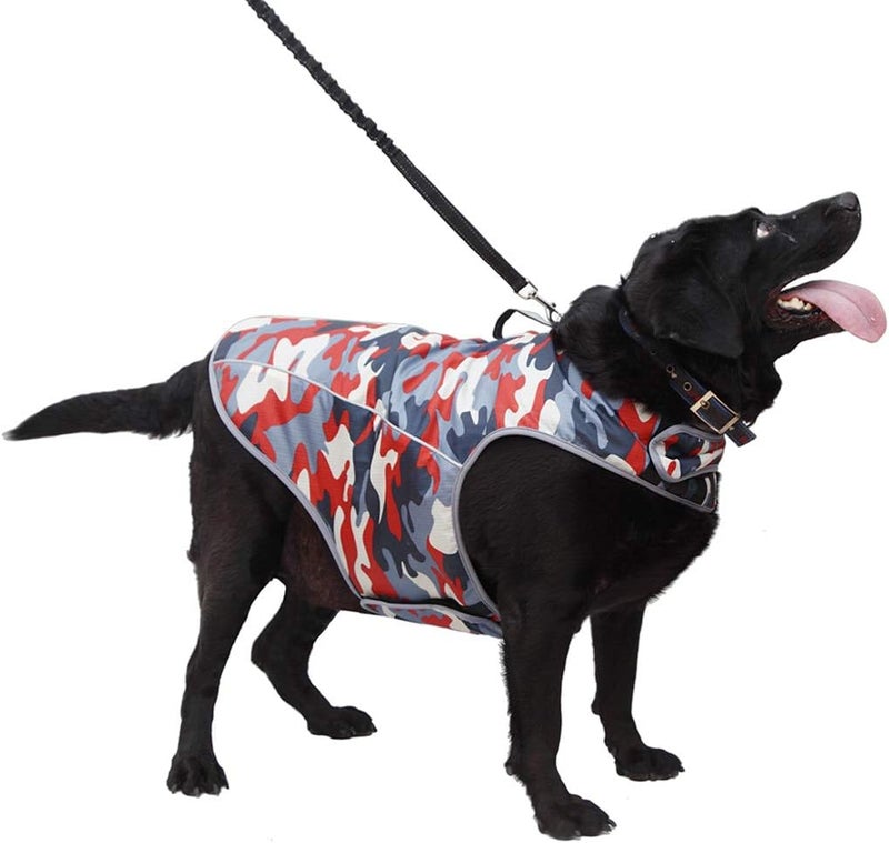 Winbate Dog Anxiety Jacket- Keep Calmig Vest Reflective Thunder Coat with D-Ring and Training Handle for Small Medium Large Dogs,Camouflage - Image 1