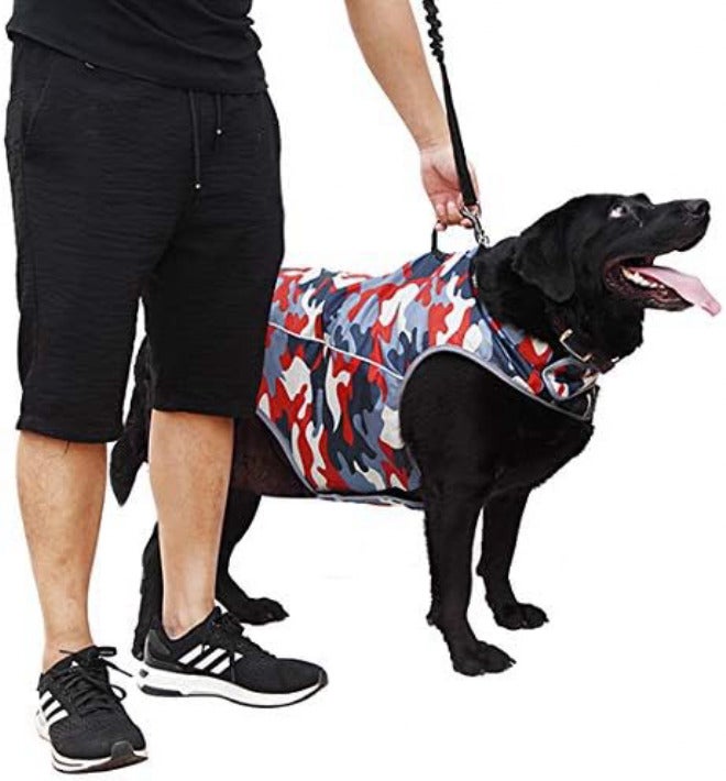 Winbate Dog Anxiety Jacket- Keep Calmig Vest Reflective Thunder Coat with D-Ring and Training Handle for Small Medium Large Dogs,Camouflage - Image 2