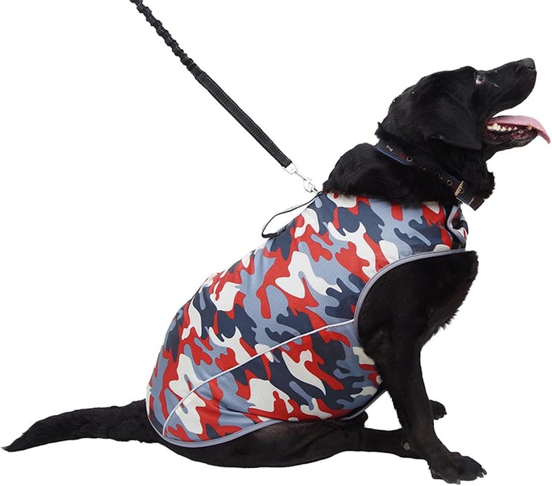 Winbate Dog Anxiety Jacket- Keep Calmig Vest Reflective Thunder Coat with D-Ring and Training Handle for Small Medium Large Dogs,Camouflage - Image 4