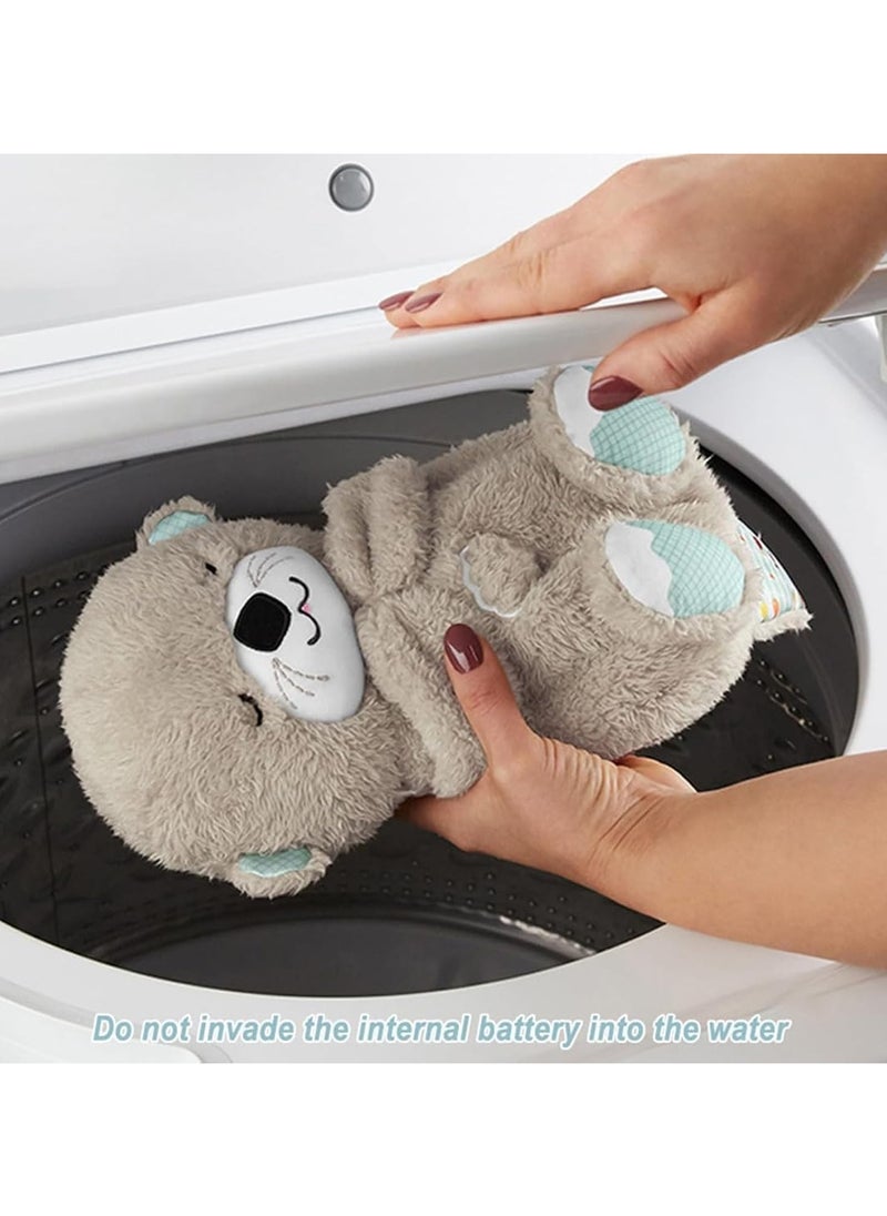 general Plush Cuddly Toy with Breathing Movement, Music, and Sleepy Comfort for Newborns - Soft Sleeping Otter Music Box Ideal for New Baby Gifts - Image 5