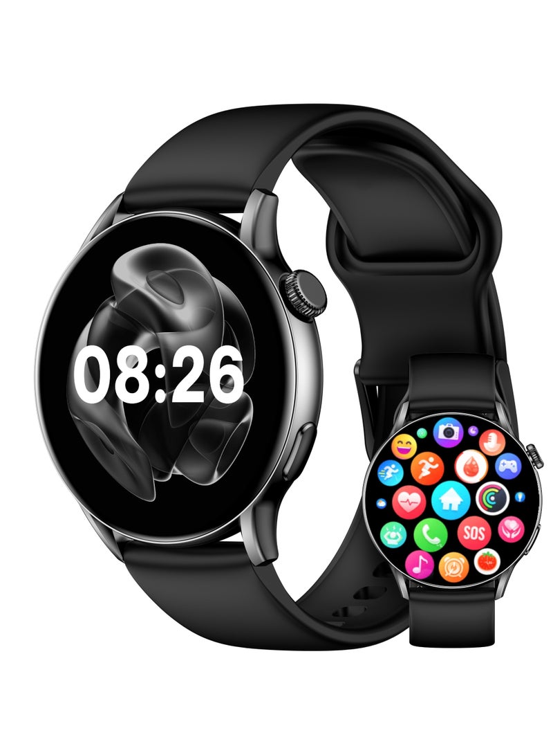 cardoo Smart Watch X Orbit – Smartwatch for Men and Women – 1.6” AMOLED Display, Heart Rate & Sleep Monitor, Fitness Tracker with 100+ Sports Modes – Bluetooth Calling, AI Assistant, Waterproof – Compatible with Android & iOS  - Image 1