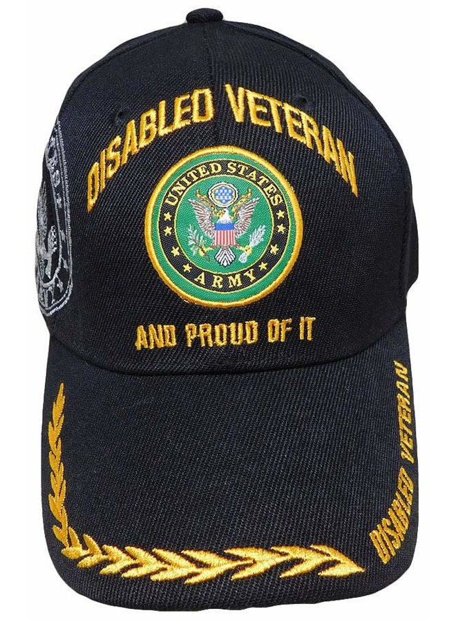 U.S. ARMY US Army Disabled Army Veteran Proud Of IT Baseball Style Embroidered Hat USA dav Cap - Image 3