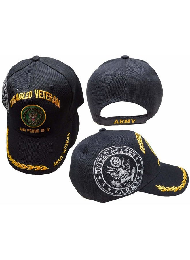 U.S. ARMY US Army Disabled Army Veteran Proud Of IT Baseball Style Embroidered Hat USA dav Cap - Image 1