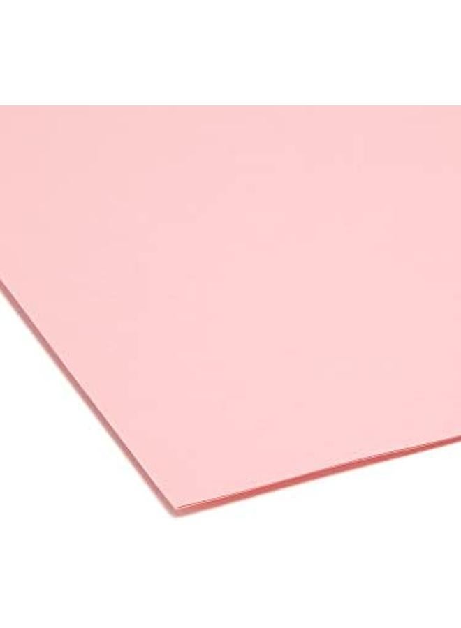 Smead File Folder 1 3 Cut Tab Letter Size Pink 100 Per Box 12643 - Image 3