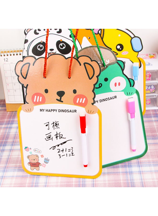 Cartoon Erasable Drawing Board Children Graffiti Message Board Kindergarten Cute Small Gift Student Whiteboard Stationery - Image 4