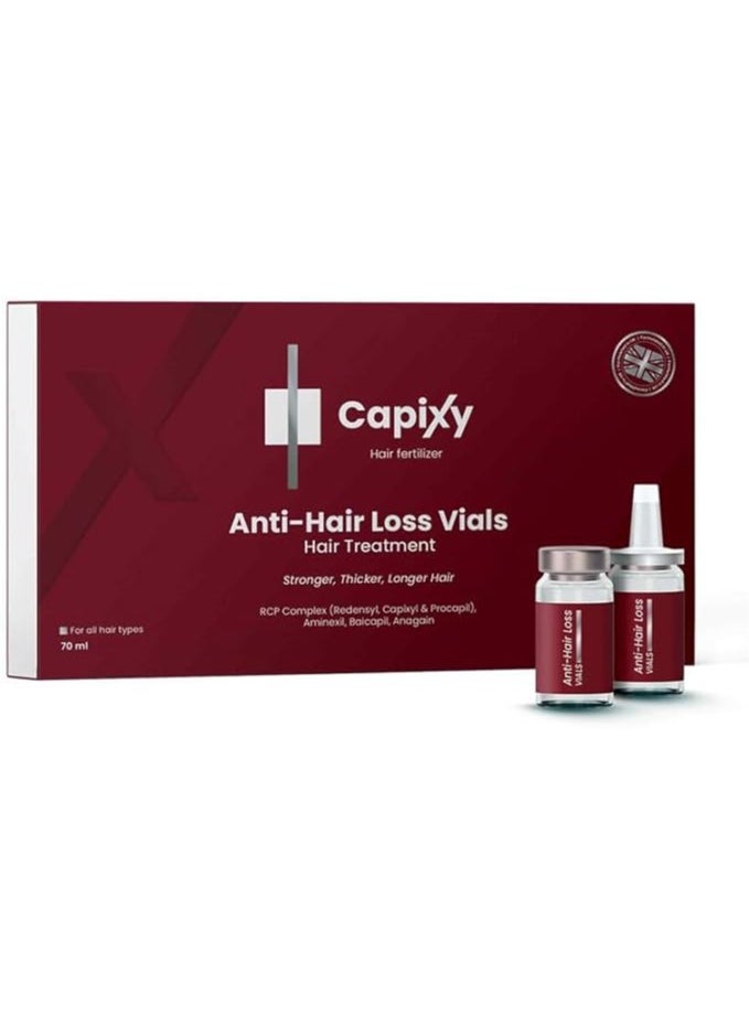 Capixy Capixy Hair Fertilizer Anti-Hair Loss Vials Hair Treatment For All Hair Types - 70 ml  - Image 1