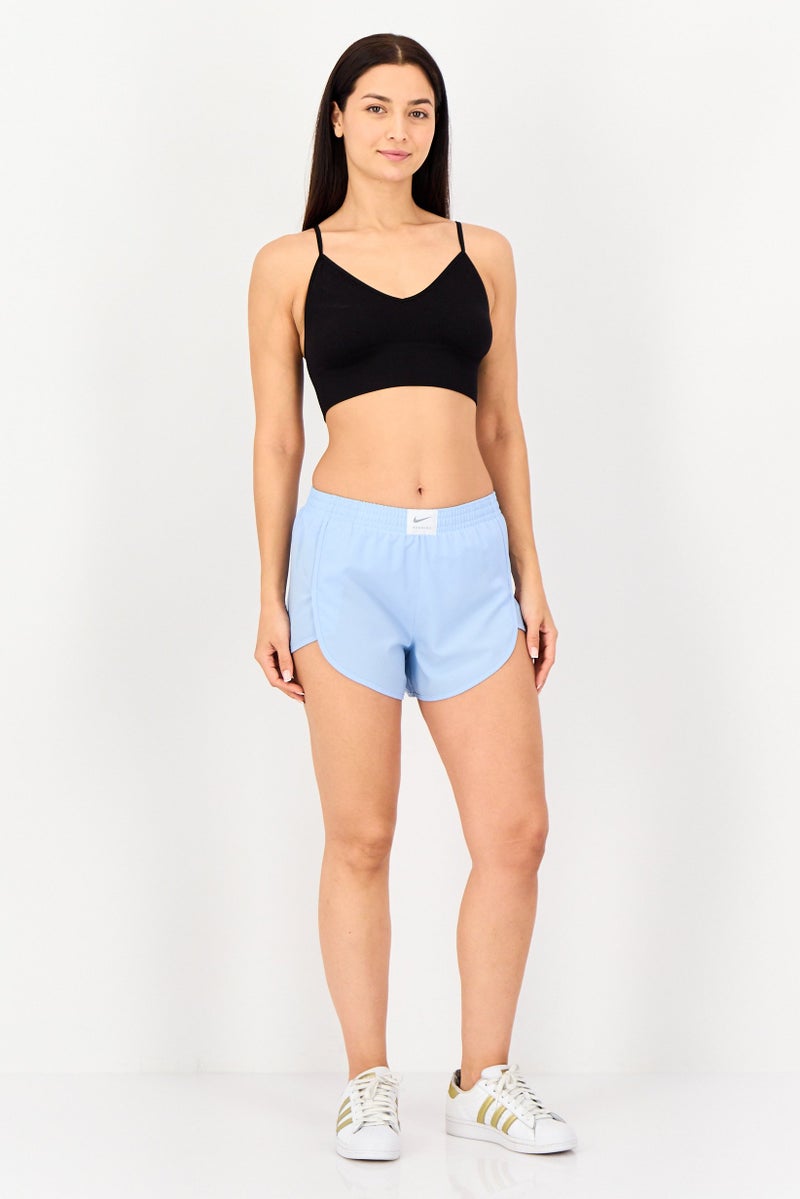 Nike شورتات جري للنساء 2 في 1، أزرق سماوي - Image 3