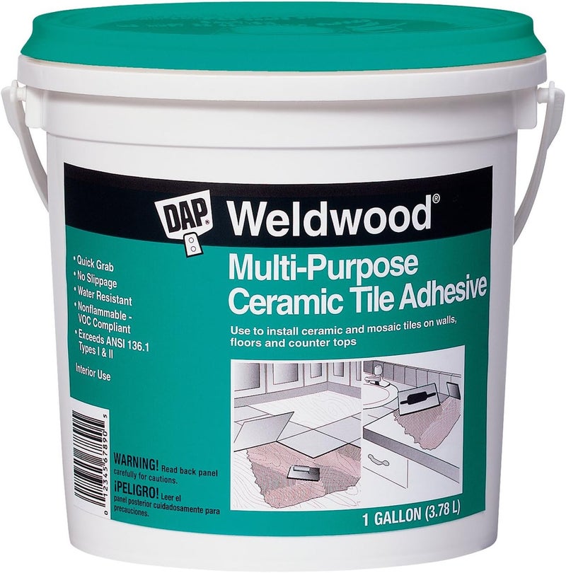25192 Mp Ceramic Tile Adh Gal, Off-White