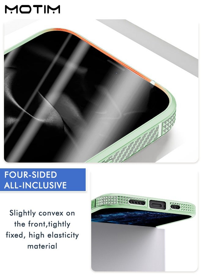 Motim Clear Case for iPhone 14 Pro/14 Pro Max Drop Protection Anti-Yellowing Slim Phone Case Hard Back TPU Bumper Shockproof Anti-Scratch Cover - Image 2