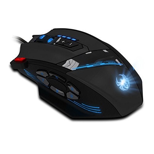 AFUNTA 12 Programmable Buttons C12 Gaming Mouse, AFUNTA Laser Double-Speed Adjustment 8000DPI Mice Support 4 Level Switch - Image 2