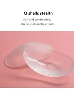 Y&D Shoulder Pads, 1 Pair of Silicone Soft Non-slip Self-adhesive Invisible Brace Pads Right Angle Beauty Width Enhancer for Women Men's Suit Jacket Support (Transparent)  - Image 4