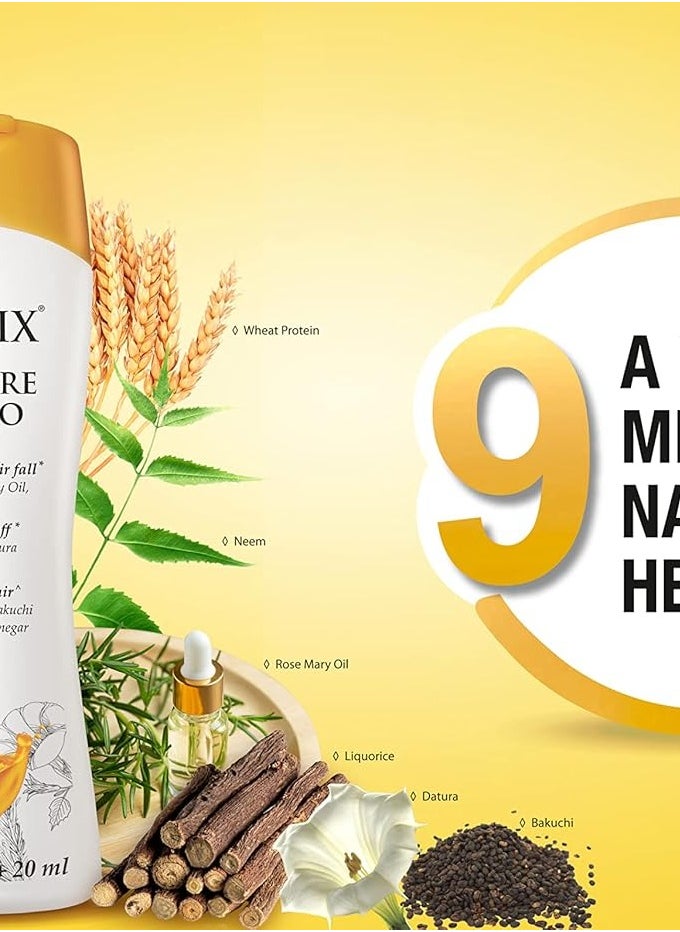 Medimix Medimix Total Care Shampoo for Men & Women | Minimize Hairfall, Fight Dandruff with Hair Conditioning | Infused with 9 Herbal Ingredients (200 g (Pack...  - Image 4
