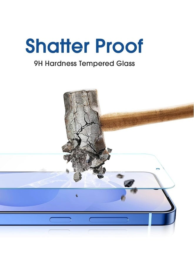 DUSALA Samsung Galaxy S25 Case Cover Silicone Soft Gel Rubber Case with 2-Pack Screen Protector 9H Hardness HD Clear Glass for Samsung Galaxy S25 6.2-inch - Image 4