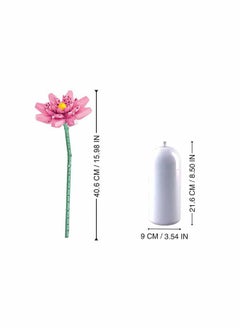 Sluban Flower Vase Building Kit - A Unique Flower Container With 254  Piece And Flowers Lotus  - Image 5