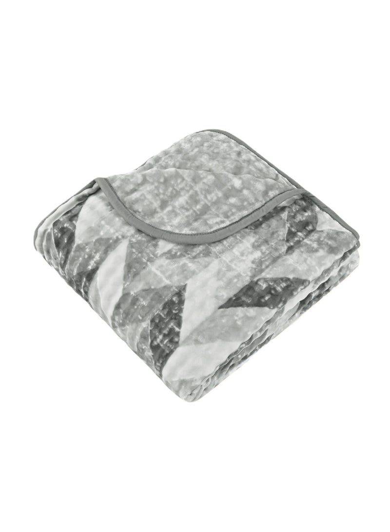 Morano My Touch Weighted Blanket - Soft Fleece Blanket for Winter, 220 x 240 cm, 2-Ply, 4kg, 100% Polyester Cozy Blanket for Comfort and Warmth - Image 2