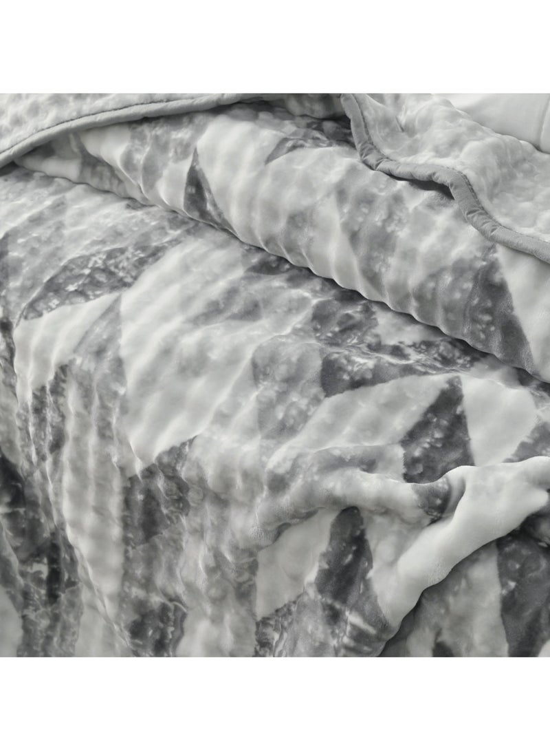 Morano My Touch Weighted Blanket - Soft Fleece Blanket for Winter, 220 x 240 cm, 2-Ply, 4kg, 100% Polyester Cozy Blanket for Comfort and Warmth - Image 3