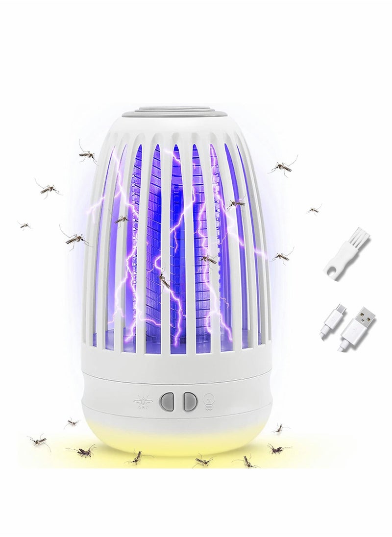 Excefore Mosquito Killer Lamp, Bug Zapper Insect Killer Fly Repellent Electric with Night Light, Powerful Mosquito Repellent Pest Control Traps for Indoor and Outdoor  - Image 1